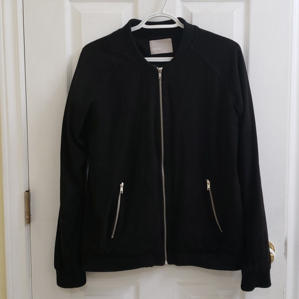 Minimum faux Suede Bomber Jacket